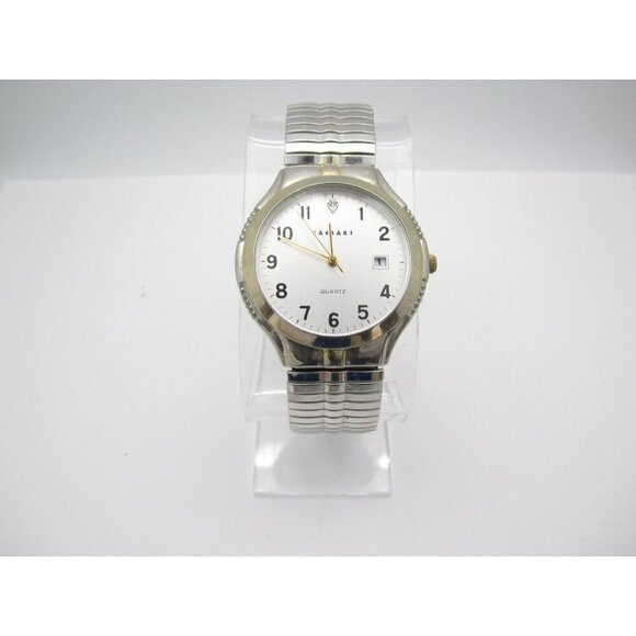 Men Caesars Date Quartz WR Analog 38mm Round Watch (H610) "New Battery" - Picture 5 of 10